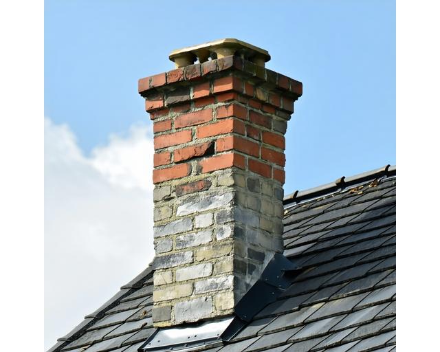 Victorian villa chimney after stabilisation